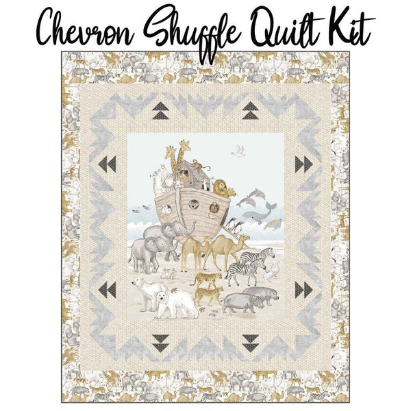 Chevron Shuffle Quilt Kit with Two by Two from Northcott - Northcott from Fort Worth Fabric Studio
