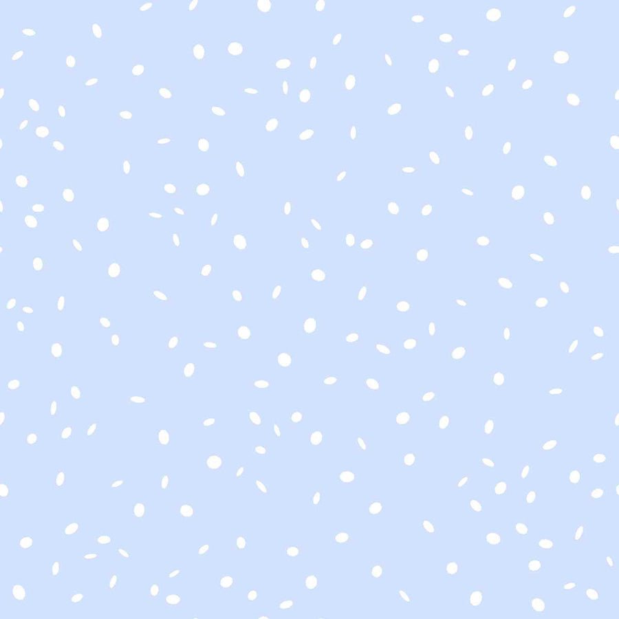 Christmas at Pooh Corner Snowflakes Light Blue – Remnant 29″ × 44″
