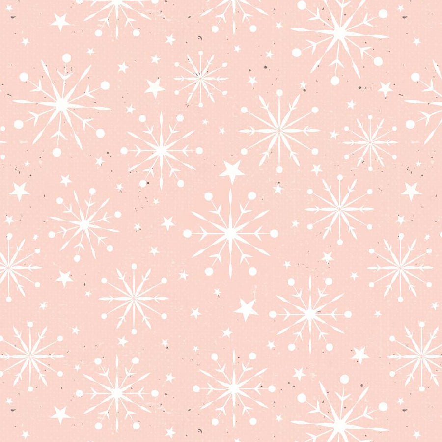 Christmas Magic Stars Pink – Remnant 17″ × 44″