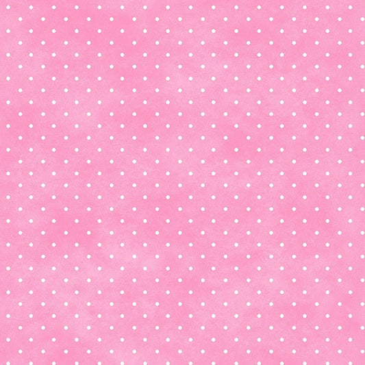 Classic Dot Pink Carnation - Maywood Studio from Fort Worth Fabric Studio