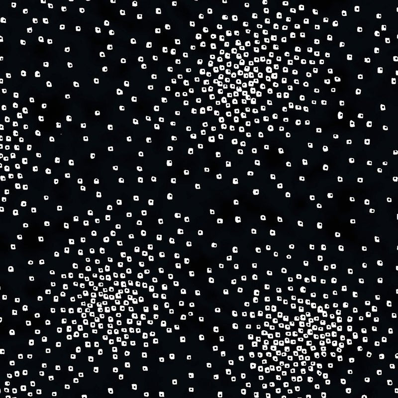 Clothworks Laurel Burch Basic Confetti Black 1 Yard Cut - Clothworks from Fort Worth Fabric Studio