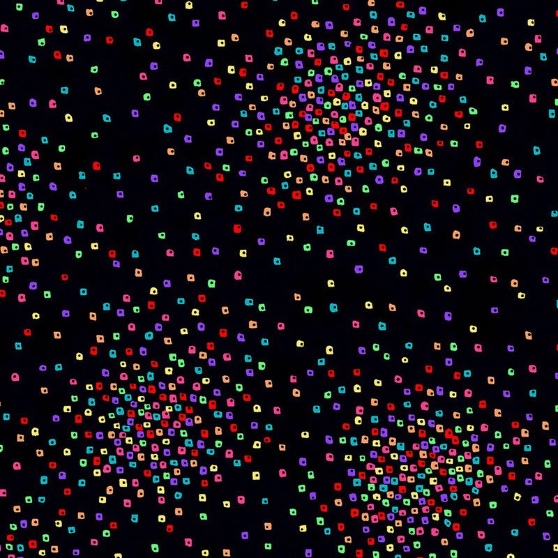 Clothworks Laurel Burch Basic Confetti Multicolor – Remnant 18″ × 44″