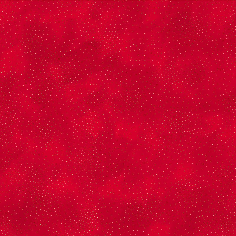 Clothworks Laurel Burch Basic Dot Light Red Gold Metallic 1 Yard Cut - Clothworks from Fort Worth Fabric Studio