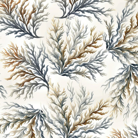 Coastal Escape Coastal Coral Neutral - Benartex from Fort Worth Fabric Studio