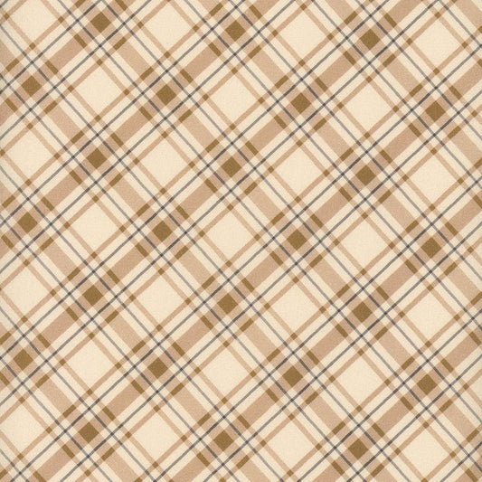 Coastal Escape Maritime Plaid Neutral - Benartex from Fort Worth Fabric Studio