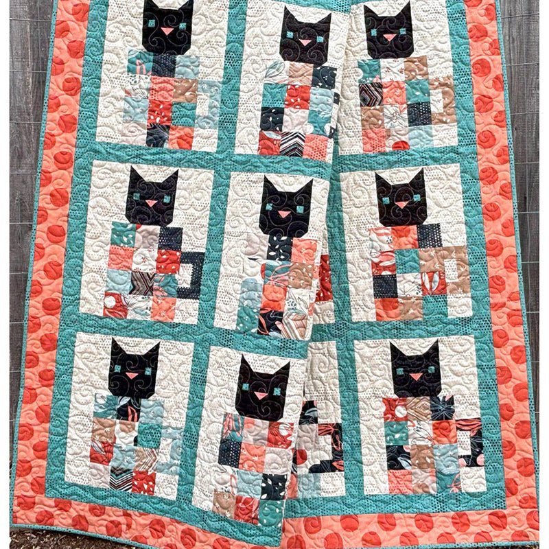 Coffee Cats Quilt Pattern by Cuddle Cat Quiltworks - Cuddle Cat Quiltworks from Fort Worth Fabric Studio