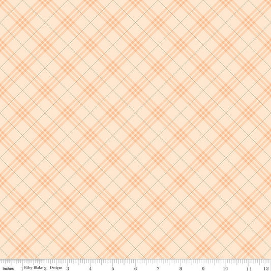 Coffee Time Plaid Shell - Riley Blake from Fort Worth Fabric Studio