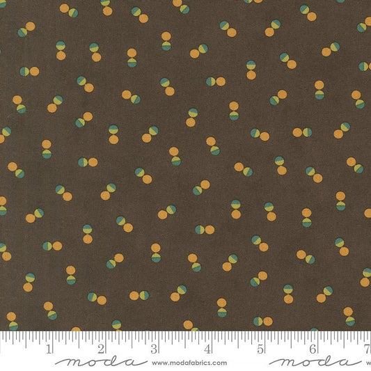 Collection for a Cause: Unity Twin Dots Chocolate - Moda from Fort Worth Fabric Studio