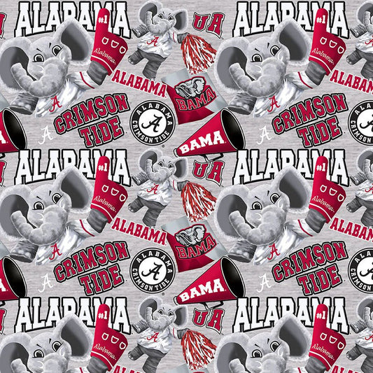 College Fabrics Alabama Collegiate Mascot - Sykel Enterprises from Fort Worth Fabric Studio
