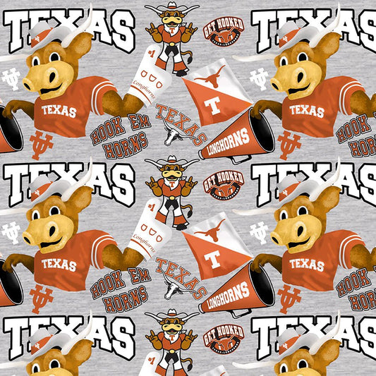 College Fabrics Texas Collegiate Mascot - Sykel Enterprises from Fort Worth Fabric Studio