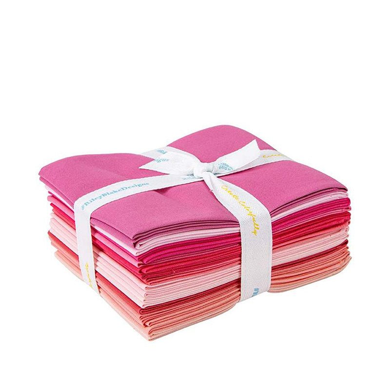 Confetti Cottons Pink Fat Quarter Bundle from Riley Blake - Riley Blake from Fort Worth Fabric Studio