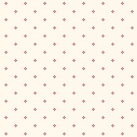 Core Classics Four Points Red/Ivory - Windham from Fort Worth Fabric Studio