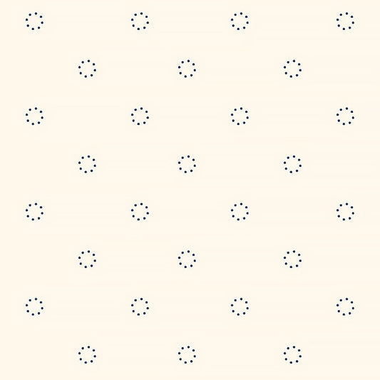 Core Classics Pearl Ring Midnight/Ivory - Windham from Fort Worth Fabric Studio