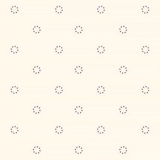Core Classics Pearl Ring Red/Ivory - Windham from Fort Worth Fabric Studio