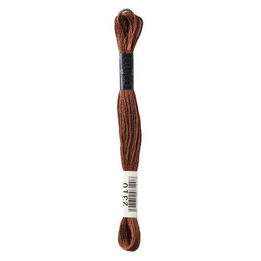 Cosmo Cotton Embroidery Floss Brown - Lecien Japan from Fort Worth Fabric Studio