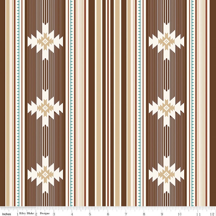 Cowgirl Blanket Brown – Remnant 38″ × 44″