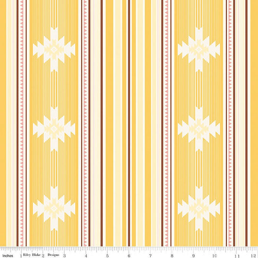 Cowgirl Blanket Yellow - Riley Blake from Fort Worth Fabric Studio
