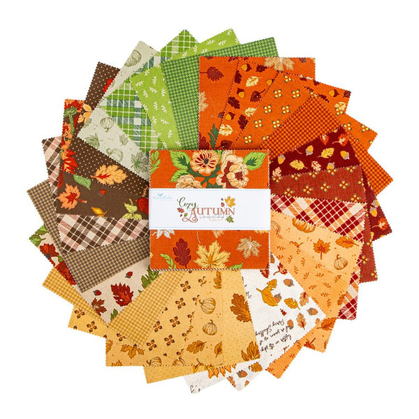 Cozy Autumn 5" Stacker - Riley Blake from Fort Worth Fabric Studio