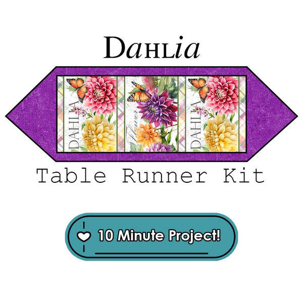 Dahlia 10 Minute Table Runner Kit Wilmington - Wilmington Prints from Fort Worth Fabric Studio