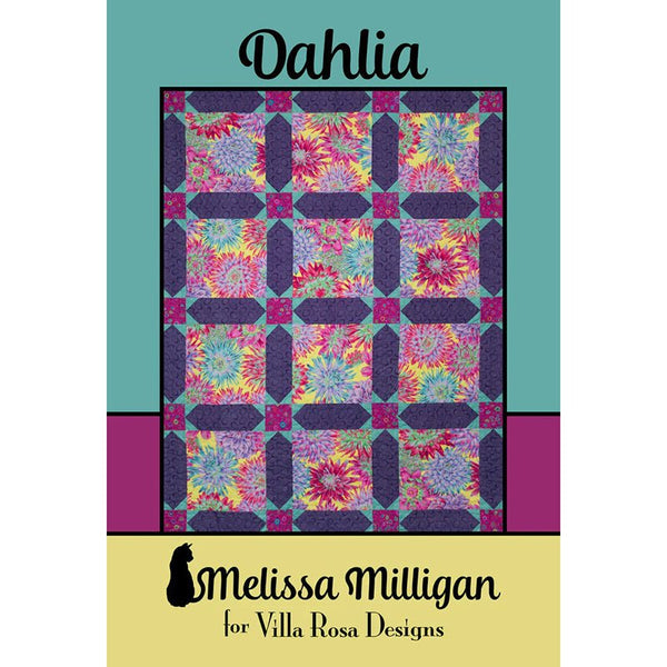 Dahlia Quilt Pattern PDF Download - Villa Rosa Designs from Fort Worth Fabric Studio