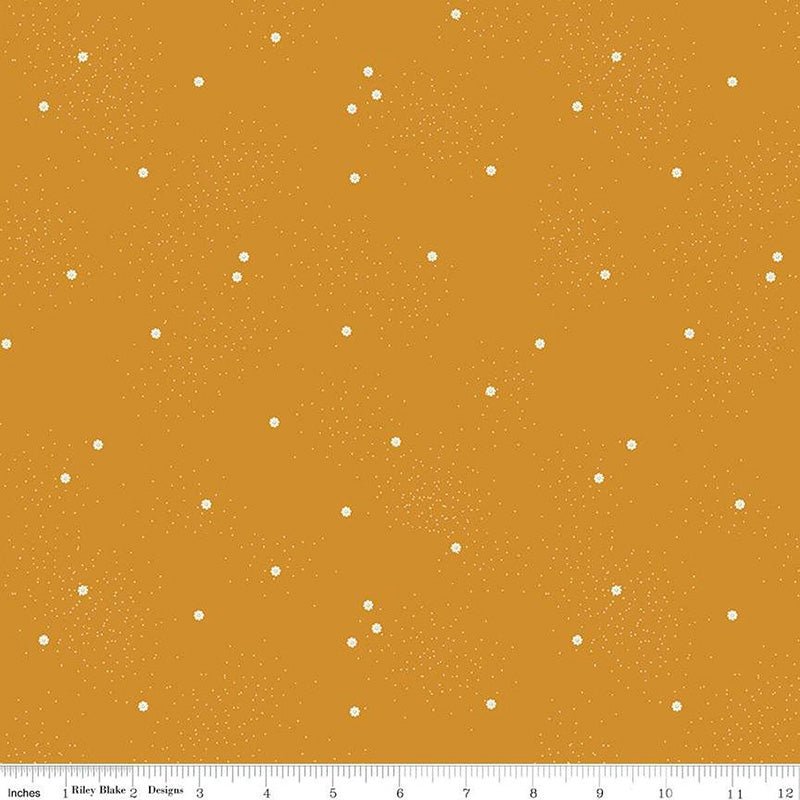 Dainty Daisy Butterscotch - Riley Blake from Fort Worth Fabric Studio