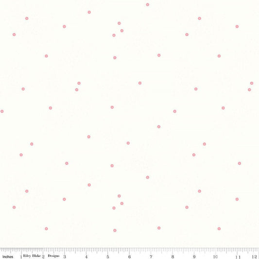 Dainty Daisy Cloud Peony - Riley Blake from Fort Worth Fabric Studio
