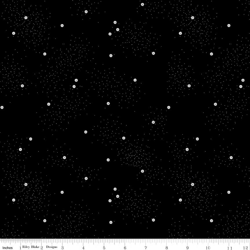 Dainty Daisy Licorice – Remnant 15″ × 44″