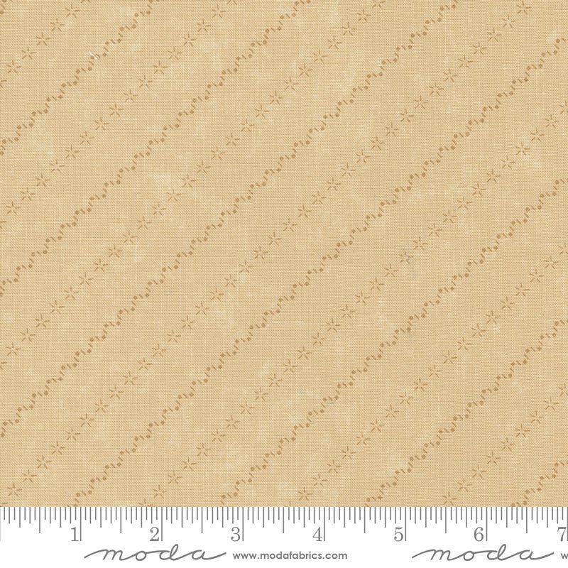 Daisy Lane All In A Row Dandelion – Remnant 17″ × 44″ - Moda from Fort Worth Fabric Studio
