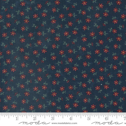 Daisy Lane Daisy Florals Bluebell - Moda from Fort Worth Fabric Studio