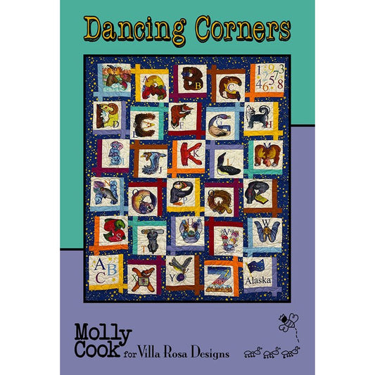 Dancing Corners Quilt Pattern PDF Download - Villa Rosa Designs from Fort Worth Fabric Studio