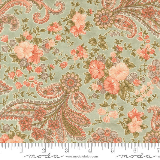 Dearly Beloved Enchantment Paisleys Mist - Moda from Fort Worth Fabric Studio