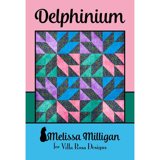 Delphinium Quilt Pattern PDF Download - Villa Rosa Designs from Fort Worth Fabric Studio