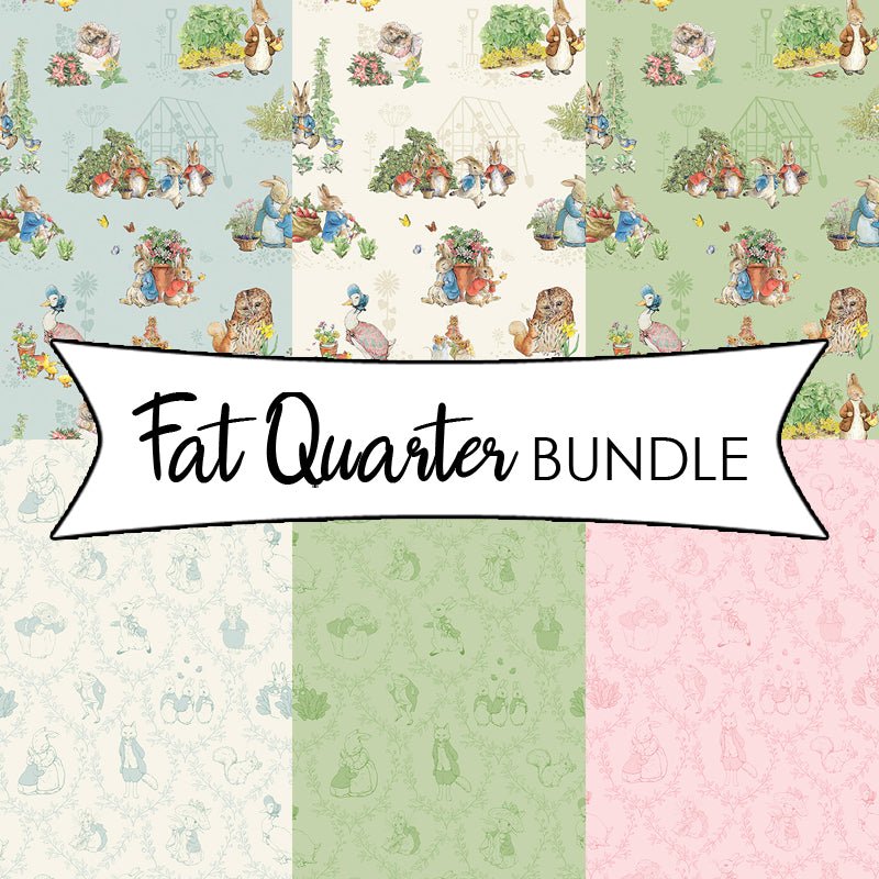 Designer Flannel Peter Rabbit & Friends Fat Quarter Bundle - Riley Blake from Fort Worth Fabric Studio