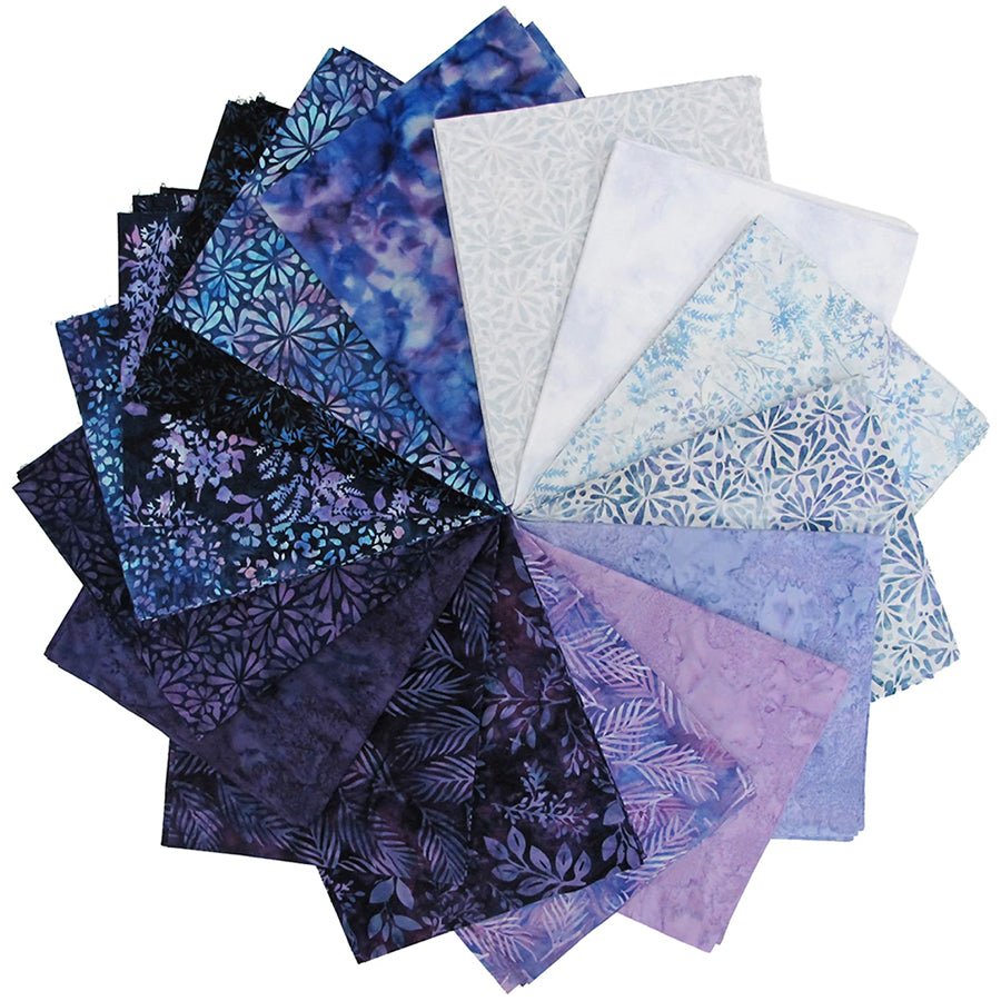 Dewdrop Bali Chops Batiks Fat Quarter Bundle - Hoffman from Fort Worth Fabric Studio