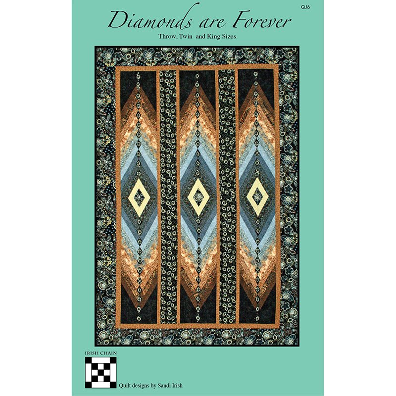 Diamonds Are Forever Quilt Pattern by Irish Chain - Irish Chain from Fort Worth Fabric Studio