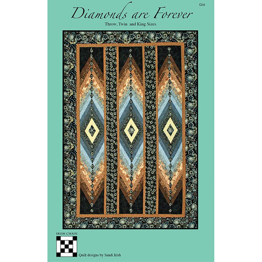 Diamonds Are Forever Quilt Pattern by Irish Chain - Irish Chain from Fort Worth Fabric Studio