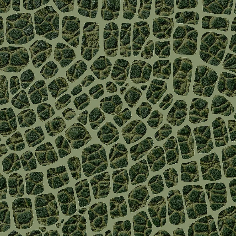 Dinosaur Trails Dino Scales Green - 3 Wishes Fabric from Fort Worth Fabric Studio