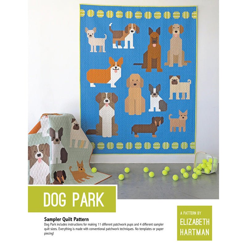 Dog Park Quilt Pattern by Elizabeth Hartman Pattern by Elizabeth Hartman