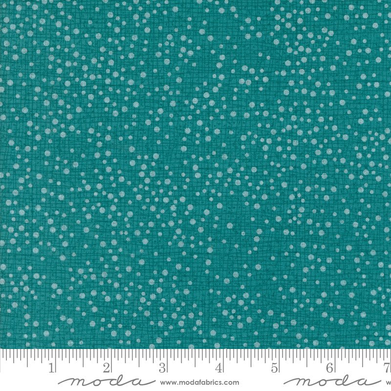 Dotty Thatched Texture Turquoise - Moda from Fort Worth Fabric Studio