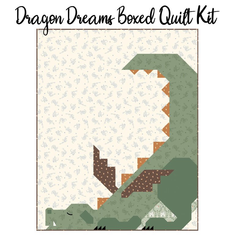Dragon Dreams Boxed Quilt Kit with Faraway Kingdom from Riley Blake - Riley Blake from Fort Worth Fabric Studio