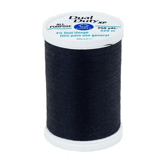 Dual Duty XP All Purpose Thread Black by Coats & Clark - Coats & Clark from Fort Worth Fabric Studio
