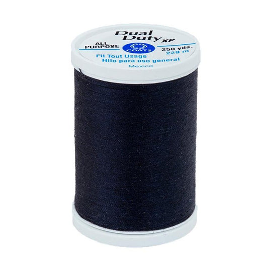 Dual Duty XP All Purpose Thread Blue Black by Coats & Clark - Coats & Clark from Fort Worth Fabric Studio