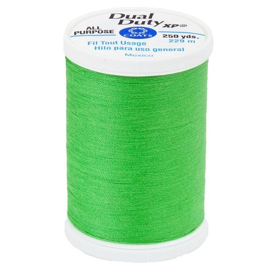 Dual Duty XP All Purpose Thread Bright Green by Coats & Clark - Coats & Clark from Fort Worth Fabric Studio