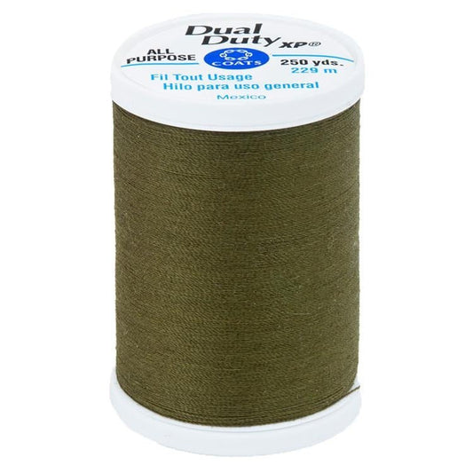 Dual Duty XP All Purpose Thread Bronze Green by Coats & Clark - Coats & Clark from Fort Worth Fabric Studio