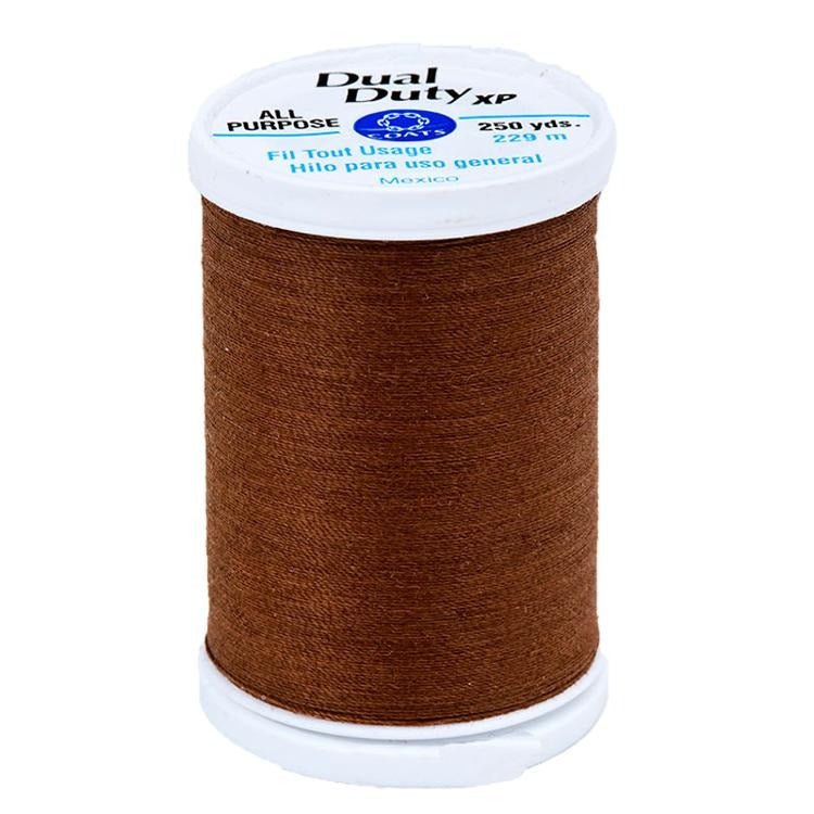 Dual Duty XP All Purpose Thread Brown Chestnut by Coats & Clark - Coats & Clark from Fort Worth Fabric Studio