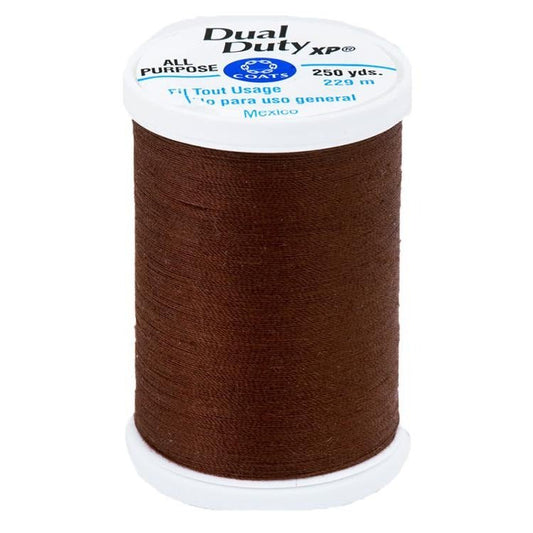 Dual Duty XP All Purpose Thread Dark Brown by Coats & Clark - Coats & Clark from Fort Worth Fabric Studio