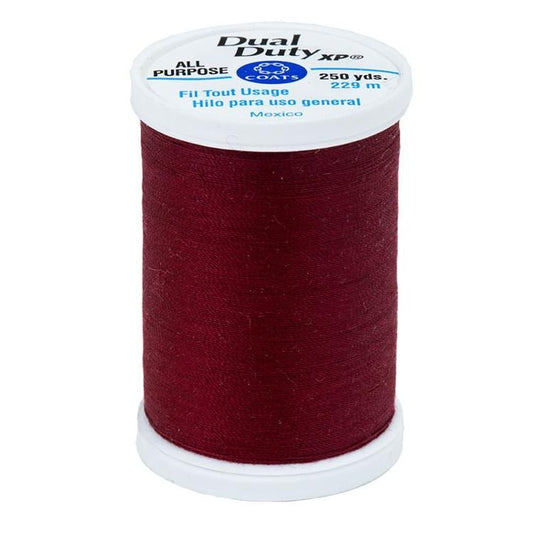 Dual Duty XP All Purpose Thread Dark Red by Coats & Clark - Coats & Clark from Fort Worth Fabric Studio