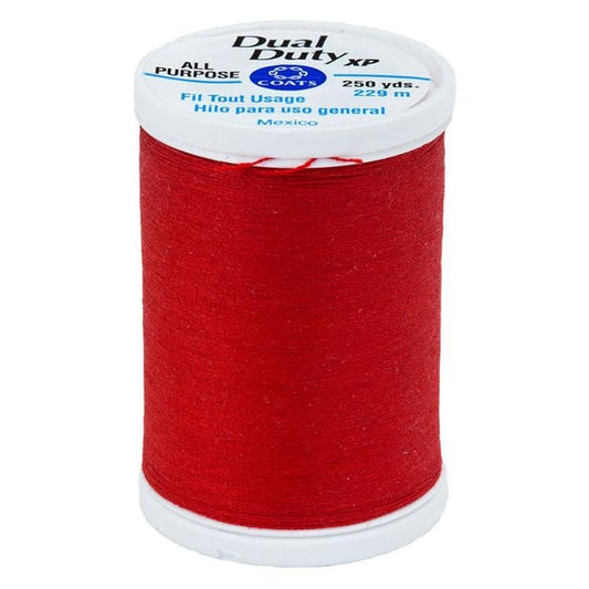 Dual Duty XP All Purpose Thread Red by Coats & Clark - Coats & Clark from Fort Worth Fabric Studio