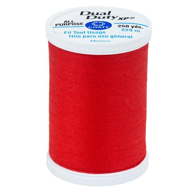 Dual Duty XP All Purpose Thread Red Geranium by Coats & Clark - Coats & Clark from Fort Worth Fabric Studio