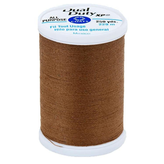 Dual Duty XP All Purpose Thread Summer Brown by Coats & Clark - Coats & Clark from Fort Worth Fabric Studio
